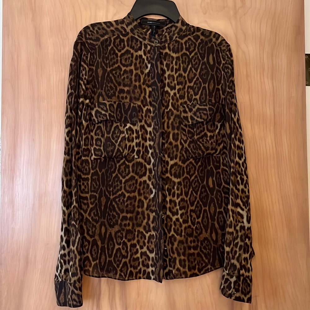 Leopard print blouse